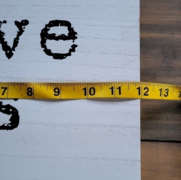 I LOVE US 12 x 12 sign - Picture 6 of 9